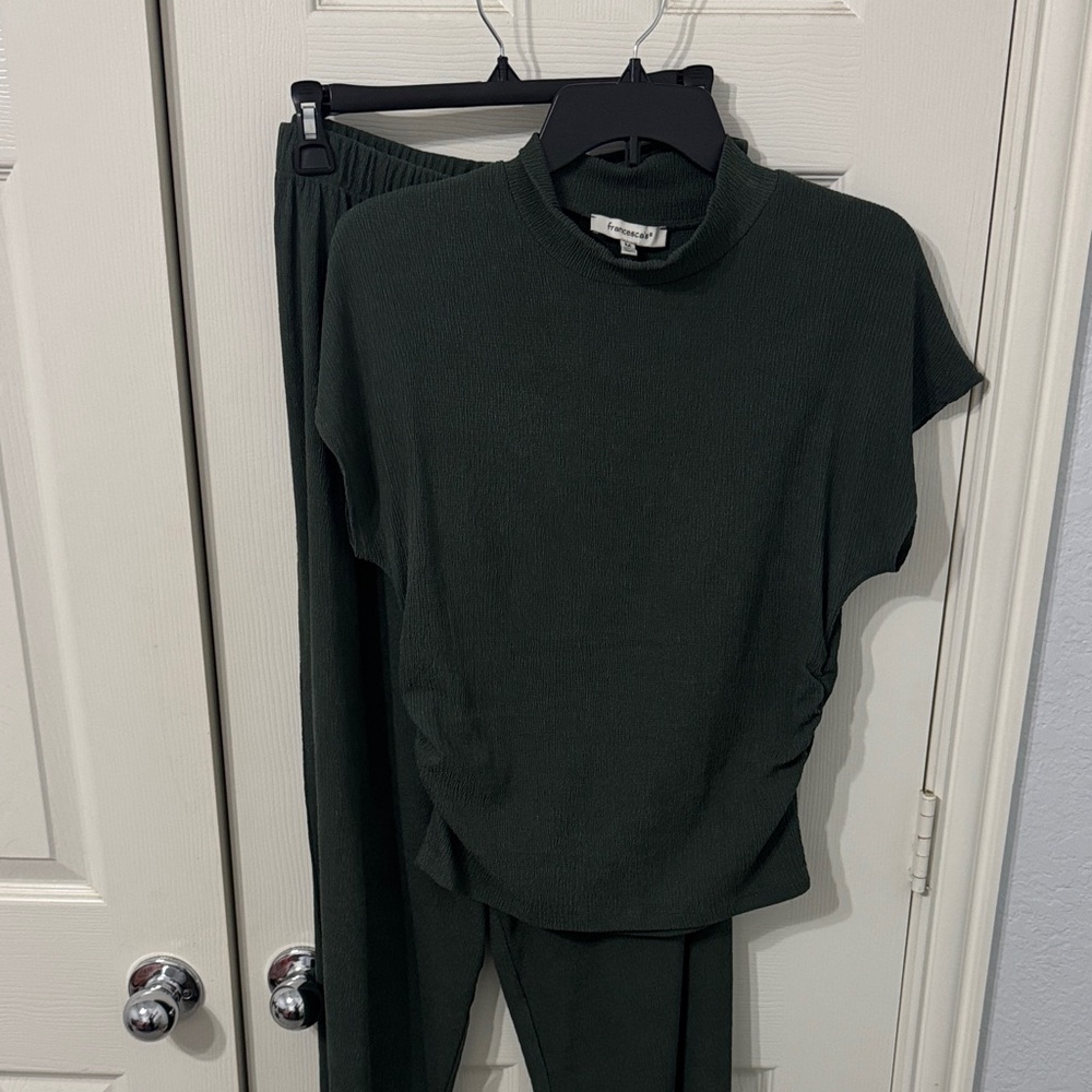 Dark Green Women's Jumpsuit